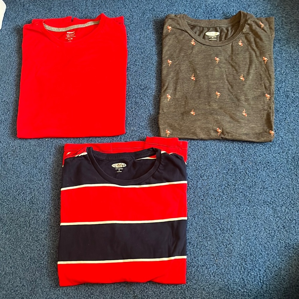 3 Pack Short Sleeve T Shirts